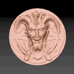 Devil Head Wall Plaque