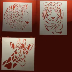 DIY T-shirt painting (Animals 3in1)