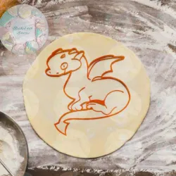 Dragon cookie cutter