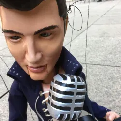 Elvis Presley head (for doll, marionette, puppet)