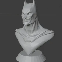 FAN ART - BUST Figure based on Batman