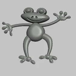 Funny frog STL file