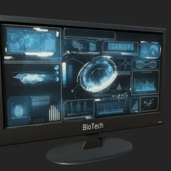 Futuristic Display Monitor