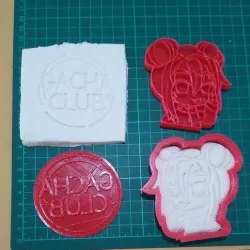 gacha club cookie cutter and cookie logo print
