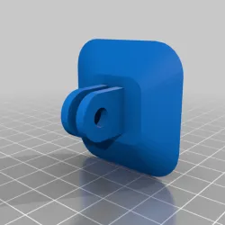 Glue mount for Modular Mounting System / Gopro