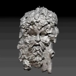 Green Man Garden Sculpture Wall Art