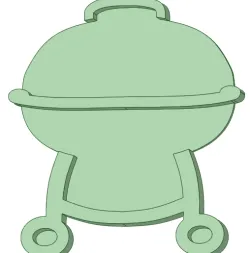 Grill dad cookie cutter