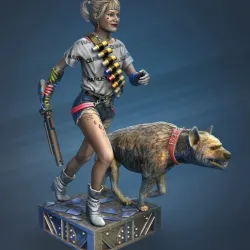 Harley Quinn 3D print model