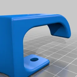 Headphone hook for Ikea Adils table leg