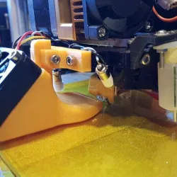 Height adjustable fan duct for Geeetech i3