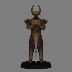Heimdall - Thor The Dark World LOW POLYGONS AND NEW EDITION