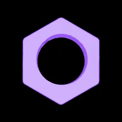 Hexagonal Nut Box (Not for Elderwood Dice)