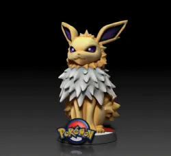 Jolteon - EEVEE EVOLUTION-POKÉMON FIGURINE - 3D PRINT MODEL
