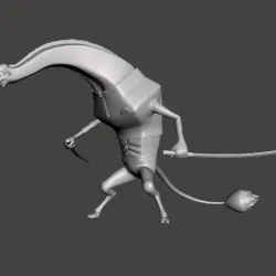 Kaku Giraffe form 3D Model