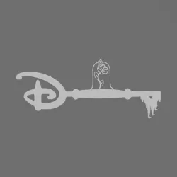 Key Beauty and the beast - key - beauty and the beast - Rose Roses - Disney