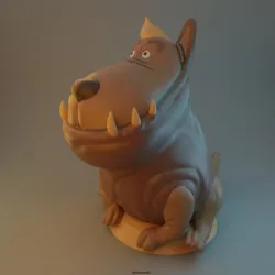 Kind toothy dog