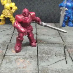 Knight Miniature, CrestPlate Knight; Stride
