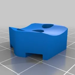 Kossel Frame Extruder Mount for Tytan3D Goliat
