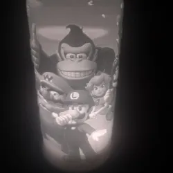 lamp / night light on the theme mario