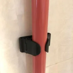 Latching Broom Holder - Filament as Hinge Pin