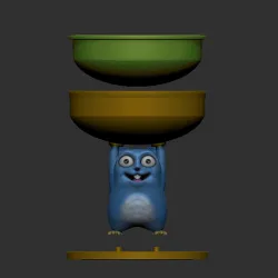 Lemming Flower Pot
