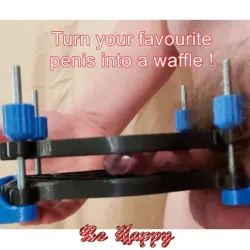 Male Penis Waffle Iron - Penis Clamp BDSM Penis Press Cock and Ball Torture Male Chastity Device Crusher Scrotum Fixation Bondage  pcc-24 3d print cnc