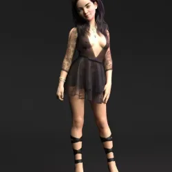 Maria Teen Girl 3D Model