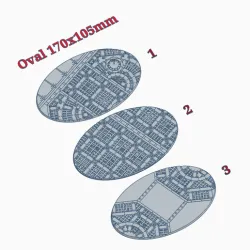 Oval Bases "Walkway" 170x105mm