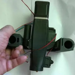 Pellet extruder under development