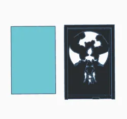 Picture Silhouette - Goku faces