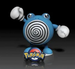 Poliwhirl - POKÉMON FIGURINE - 3D PRINT MODEL