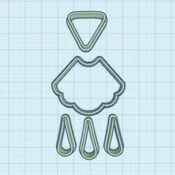 POLYMER CLAY CUTTER SET COLD PORCELAIN POLYMER CLAY CUTTER RINGS