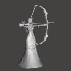 Queen Ashe 3D Model