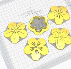 Sakura cutter and markers