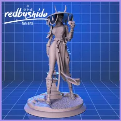 Samurai Woman .STL FILE