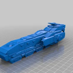 SciFi Vehicle - Aurochs-class Land Crawler - 6mm