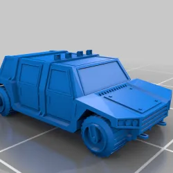 SciFi Vehicle Set 1 - Cars - 6mm