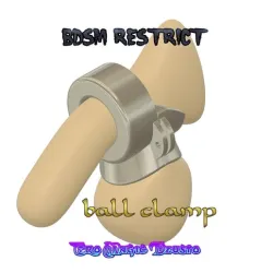 Scrotum crazy Fixation Bondage Male Chastity device balls crusher clamp clips holder bc-121 3d print cnc