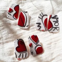 Set cutters for polymer clay hoops