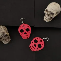 Set of Earrings "Calaveras" (Skulls)
