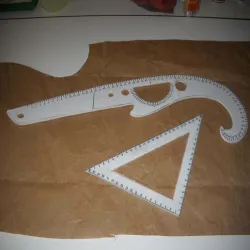 sewing/taylor tools square and 23" french curve ruler