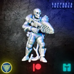 Skeleton Commandos Flamer