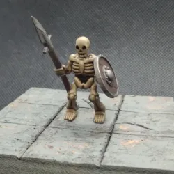 Skeleton Miniature, Spear