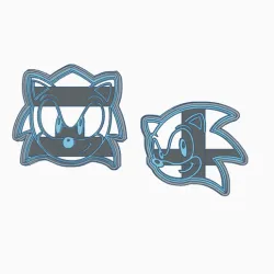 Sonic cookie cutters