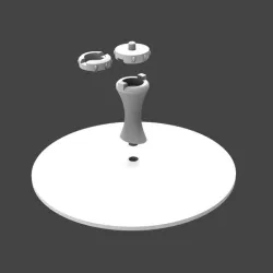 Space Elf Tank Magnetic Flight Stand