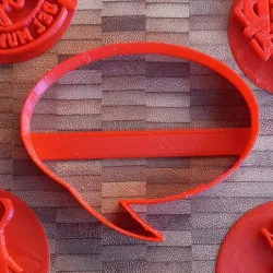Speech bubble Cookie cutter
