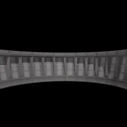 Star Wars Death Star Conference Room Walls Diorama for 3.75" and 6" figures