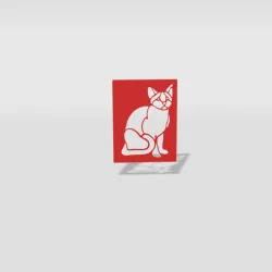 stencil cat
