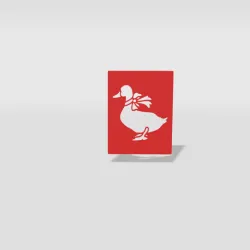 stencil duck