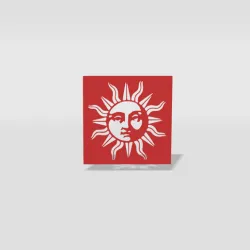 stencil sun